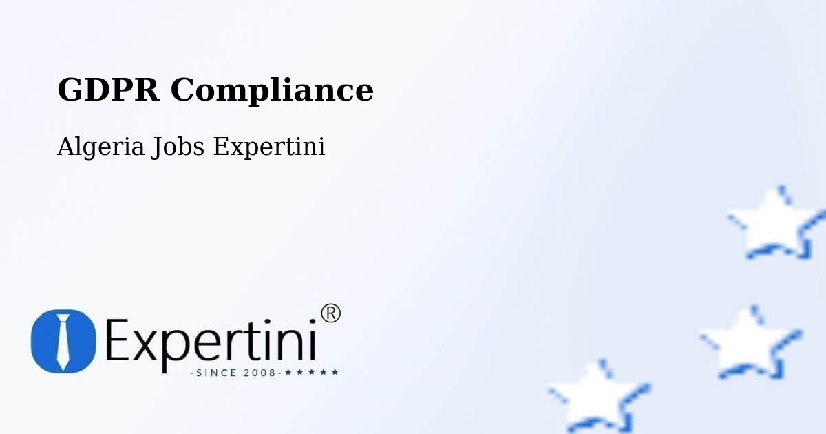 EU GDPR Compliance Statement – Saïda - Algeria Jobs Expertini